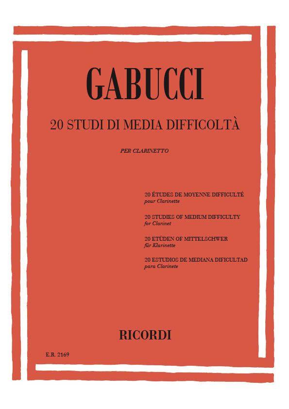 Studi Di Media Difficolta - cvičení pro klarinet